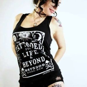New Black and White | Tattooed For Life and Beyond Tank Top